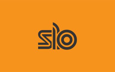 SLO Yaratıcı Eşsiz Modern Harf Logosu Tasarımı. Benzersiz bir harf dizaynına sahip stilize logo, soyut minimalist estetik ve modern cazibe sunar.