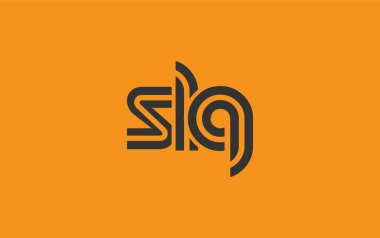 SLQ Yaratıcı Eşsiz Modern Harf Logosu Tasarımı. Benzersiz bir harf dizaynına sahip stilize logo, soyut minimalist estetik ve modern cazibe sunar.