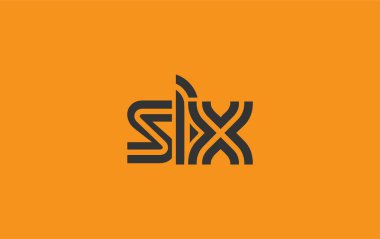 SLX Yaratıcı Eşsiz Modern Harf Logosu Tasarımı. Benzersiz bir harf dizaynına sahip stilize logo, soyut minimalist estetik ve modern cazibe sunar.