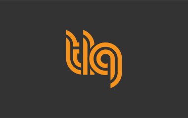 TLQ Yaratıcı Eşsiz Modern Harf Logosu Tasarımı. Benzersiz bir harf dizaynına sahip stilize logo, soyut minimalist estetik ve modern cazibe sunar.
