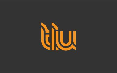 TLU Yaratıcı Eşsiz Modern Harf Logosu Tasarımı. Üzerinde unTLV Creative Unique Modern Harf Logosu Tasarımı bulunan stilize bir logo. Benzersiz bir harf dizaynına sahip stilize logo, soyut minimalist estetik ve modern çekiciliği temsil ediyor. ique harf tasarımı,