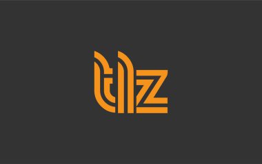 TLZ Yaratıcı Eşsiz Modern Harf Logosu Tasarımı. Benzersiz bir harf dizaynına sahip stilize logo, soyut minimalist estetik ve modern cazibe sunar.