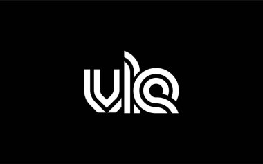 VLE Yaratıcı Eşsiz Modern Harf Logosu Tasarımı. Benzersiz bir harf dizaynına sahip stilize logo, soyut minimalist estetik ve modern cazibe sunar.
