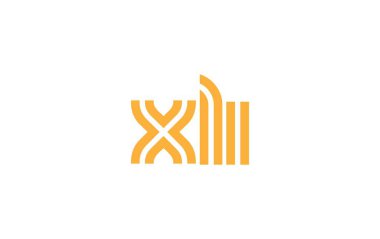 XLI Yaratıcı Eşsiz Modern Harf Logosu Tasarımı. Benzersiz bir harf dizaynına sahip stilize logo, soyut minimalist estetik ve modern cazibe sunar.