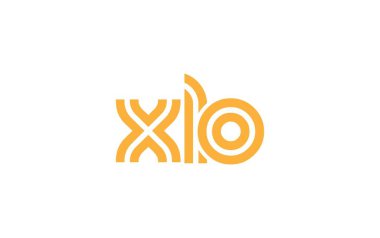 XLO Yaratıcı Eşsiz Modern Harf Logosu Tasarımı. Benzersiz bir harf dizaynına sahip stilize logo, soyut minimalist estetik ve modern cazibe sunar.