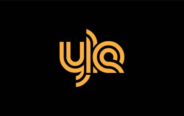 YLE Yaratıcı Eşsiz Modern Harf Logosu Tasarımı. Benzersiz bir harf dizaynına sahip stilize logo, soyut minimalist estetik ve modern cazibe sunar.