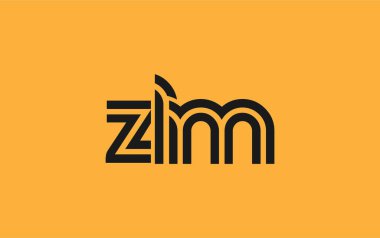 ZLM Yaratıcı Eşsiz Modern Harf Logosu Tasarımı. Benzersiz bir harf dizaynına sahip stilize logo, soyut minimalist estetik ve modern cazibe sunar.
