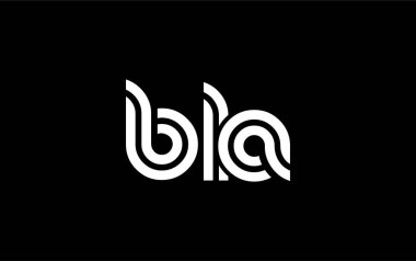 BLA Yaratıcı Eşsiz Modern Harf Logosu Tasarımı. Benzersiz bir harf dizaynına sahip stilize logo, soyut minimalist estetik ve modern cazibe sunar.