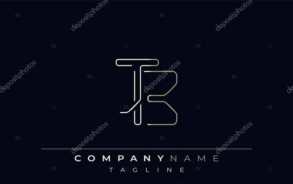JB Abstract Line Style Logo. Minimalist Design Featuring the Letters J and B Abstract Line Style