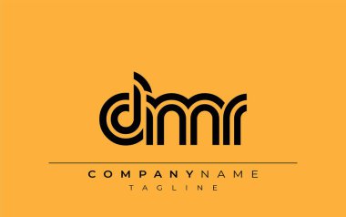 DMR Yaratıcı Eşsiz Modern Harf Logosu Tasarımı. Benzersiz bir harf dizaynına sahip stilize logo, soyut minimalist estetik ve modern cazibe sunar.
