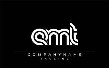 EMT Yaratıcı Eşsiz Modern Harf Logosu Tasarımı. Benzersiz bir harf dizaynına sahip stilize logo, soyut minimalist estetik ve modern cazibe sunar.