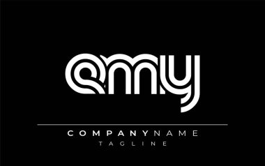 EMY Yaratıcı Eşsiz Modern Harf Logosu Tasarımı. Benzersiz bir harf dizaynına sahip stilize logo, soyut minimalist estetik ve modern cazibe sunar.