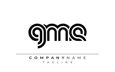 GME Yaratıcı Eşsiz Modern Harf Logosu Tasarımı. Benzersiz bir harf dizaynına sahip stilize logo, soyut minimalist estetik ve modern cazibe sunar.