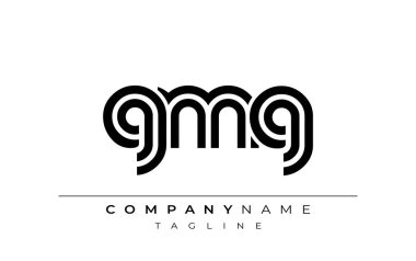 GMG Yaratıcı Eşsiz Modern Harf Logosu Tasarımı. Benzersiz bir harf dizaynına sahip stilize logo, soyut minimalist estetik ve modern cazibe sunar.