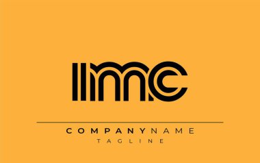 IMC Yaratıcı Eşsiz Modern Harf Logosu Tasarımı. Benzersiz bir harf dizaynına sahip stilize logo, soyut minimalist estetik ve modern cazibe sunar.