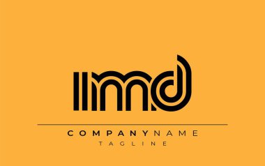 IMD Yaratıcı Eşsiz Modern Harf Logosu Tasarımı. Benzersiz bir harf dizaynına sahip stilize logo, soyut minimalist estetik ve modern cazibe sunar.