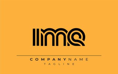 IME Yaratıcı Eşsiz Modern Harf Logosu Tasarımı. Benzersiz bir harf dizaynına sahip stilize logo, soyut minimalist estetik ve modern cazibe sunar.