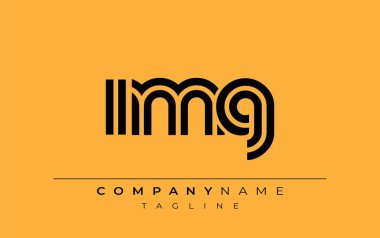 IMG Yaratıcı Eşsiz Modern Harf Logosu Tasarımı. Benzersiz bir harf dizaynına sahip stilize logo, soyut minimalist estetik ve modern cazibe sunar.