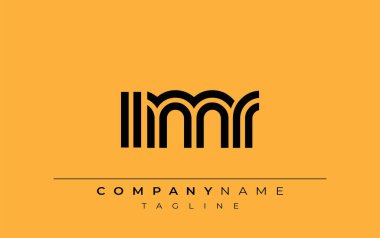 IMR Yaratıcı Eşsiz Modern Harf Logosu Tasarımı. Benzersiz bir harf dizaynına sahip stilize logo, soyut minimalist estetik ve modern cazibe sunar.