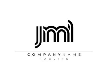 JML Yaratıcı Eşsiz Modern Harf Logosu Tasarımı. Benzersiz bir harf dizaynına sahip stilize logo, soyut minimalist estetik ve modern cazibe sunar.