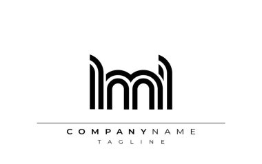 LML Yaratıcı Eşsiz Modern Harf Logosu Tasarımı. Benzersiz bir harf dizaynına sahip stilize logo, soyut minimalist estetik ve modern cazibe sunar.