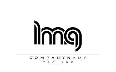 LMQ Yaratıcı Eşsiz Modern Harf Logosu Tasarımı. Benzersiz bir harf dizaynına sahip stilize logo, soyut minimalist estetik ve modern cazibe sunar.