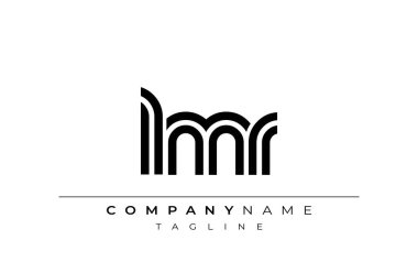 LMR Yaratıcı Eşsiz Modern Harf Logosu Tasarımı. Benzersiz bir harf dizaynına sahip stilize logo, soyut minimalist estetik ve modern cazibe sunar.