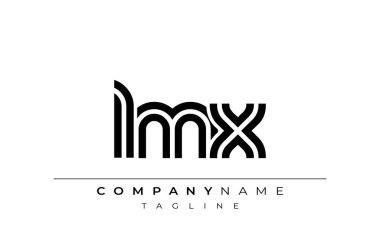 LMX Yaratıcı Eşsiz Modern Harf Logosu Tasarımı. Benzersiz bir harf dizaynına sahip stilize logo, soyut minimalist estetik ve modern cazibe sunar.