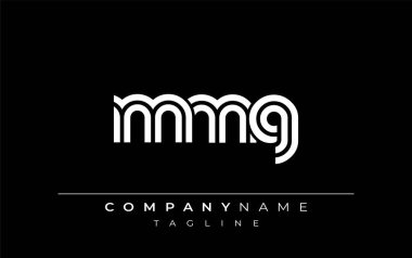 MMG Yaratıcı Eşsiz Modern Harf Logosu Tasarımı. Benzersiz bir harf dizaynına sahip stilize logo, soyut minimalist estetik ve modern cazibe sunar.