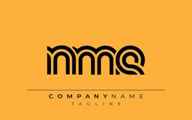 NME Yaratıcı Eşsiz Modern Harf Logosu Tasarımı. Benzersiz bir harf dizaynına sahip stilize logo, soyut minimalist estetik ve modern cazibe sunar.