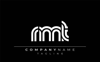 RMT Yaratıcı Eşsiz Modern Harf Logosu Tasarımı. Benzersiz bir harf dizaynına sahip stilize logo, soyut minimalist estetik ve modern cazibe sunar.
