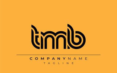 TMB Yaratıcı Eşsiz Modern Harf Logosu Tasarımı. Benzersiz bir harf dizaynına sahip stilize logo, soyut minimalist estetik ve modern cazibe sunar.