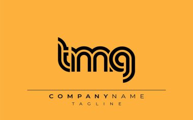 TMG Yaratıcı Eşsiz Modern Harf Logosu Tasarımı. Benzersiz bir harf dizaynına sahip stilize logo, soyut minimalist estetik ve modern cazibe sunar.