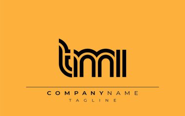 TMI Yaratıcı Eşsiz Modern Harf Logosu Tasarımı. Benzersiz bir harf dizaynına sahip stilize logo, soyut minimalist estetik ve modern cazibe sunar.