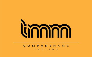 TMM Yaratıcı Eşsiz Modern Harf Logosu Tasarımı. Benzersiz bir harf dizaynına sahip stilize logo, soyut minimalist estetik ve modern cazibe sunar.