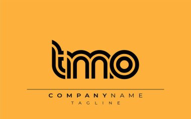 TMO Yaratıcı Eşsiz Modern Harf Logosu Tasarımı. Benzersiz bir harf dizaynına sahip stilize logo, soyut minimalist estetik ve modern cazibe sunar.