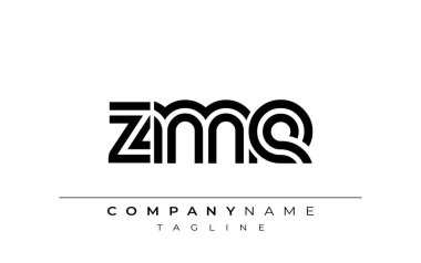 ZME Yaratıcı Eşsiz Modern Harf Logosu Tasarımı. Benzersiz bir harf dizaynına sahip stilize logo, soyut minimalist estetik ve modern cazibe sunar.
