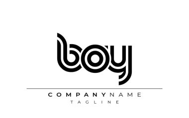 Çocuk Yaratıcı Eşsiz Modern Harf Logosu Tasarımı. Benzersiz bir harf dizaynına sahip stilize logo, soyut minimalist estetik ve modern cazibe sunar.