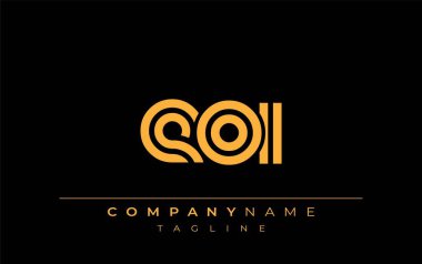 EOI Yaratıcı Eşsiz Modern Harf Logosu Tasarımı. Benzersiz bir harf dizaynına sahip stilize logo, soyut minimalist estetik ve modern cazibe sunar.