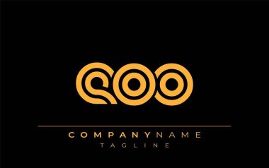 EOO Yaratıcı Eşsiz Modern Harf Logosu Tasarımı. Benzersiz bir harf dizaynına sahip stilize logo, soyut minimalist estetik ve modern cazibe sunar.