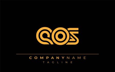 EOS Yaratıcı Eşsiz Modern Harf Logosu Tasarımı. Benzersiz bir harf dizaynına sahip stilize logo, soyut minimalist estetik ve modern cazibe sunar.