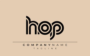 İlk harf logo tasarımı şablon tasarımı