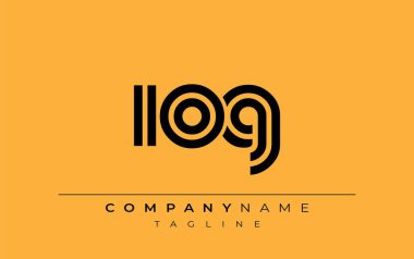 IOG Yaratıcı Eşsiz Modern Harf Logosu Tasarımı. Benzersiz bir harf dizaynına sahip stilize logo, soyut minimalist estetik ve modern cazibe sunar.
