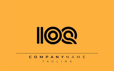 IOE Yaratıcı Eşsiz Modern Harf Logosu Tasarımı. Benzersiz bir harf dizaynına sahip stilize logo, soyut minimalist estetik ve modern cazibe sunar.