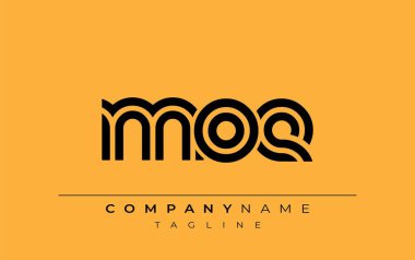 MOE Yaratıcı Eşsiz Modern Harf Logosu Tasarımı. Benzersiz bir harf dizaynına sahip stilize logo, soyut minimalist estetik ve modern cazibe sunar.