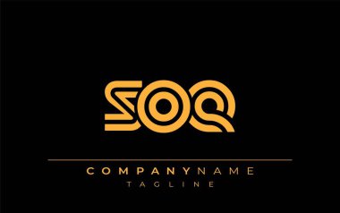 SOE Yaratıcı Eşsiz Modern Harf Logosu Tasarımı. Benzersiz bir harf dizaynına sahip stilize logo, soyut minimalist estetik ve modern cazibe sunar.