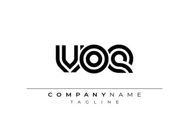 VOE Yaratıcı Eşsiz Modern Harf Logosu Tasarımı. Benzersiz bir harf dizaynına sahip stilize logo, soyut minimalist estetik ve modern cazibe sunar.
