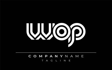 İlk harf logo tasarımı, asgari şirket adı, tasarım