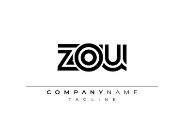 ZOU Yaratıcı Eşsiz Modern Harf Logosu Tasarımı. UnZOV Yaratıcı Eşsiz Modern Harf Logosu Tasarımı içeren stilize bir logo. Benzersiz bir harf dizaynına sahip stilize logo, soyut minimalist estetik ve modern çekiciliği temsil ediyor. ique harf tasarımı,