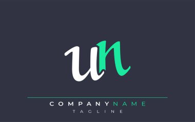 Zarif Biçimli BM Harf Tasarımı. Beyaz ve Teal Gölgeli Monogram Harfleri içeren Modern Logo